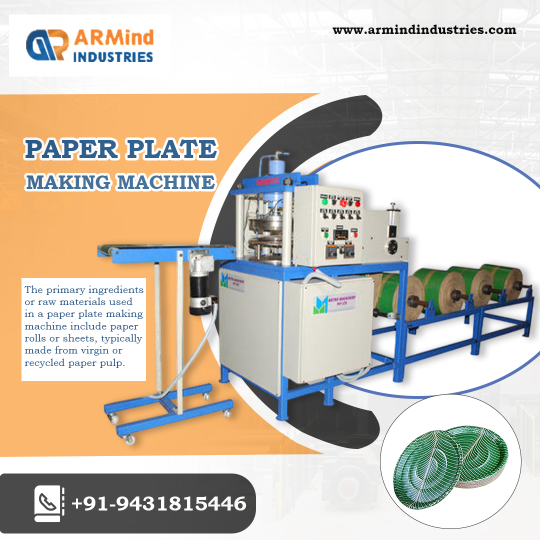 Automatic Paper Plate Making Machine